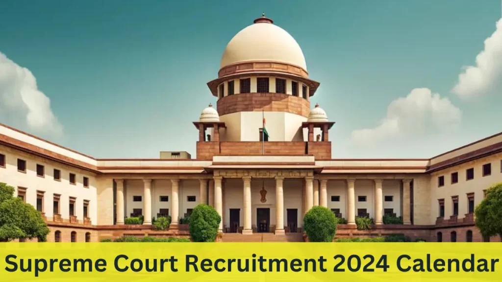 Supreme Court of India SCI Law Clerk Online Form