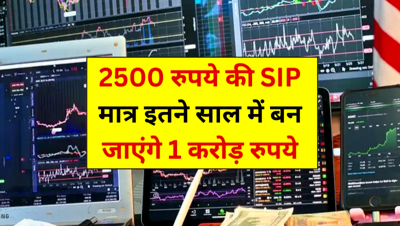 आज 2025 से शुरू करें 2500 रुपये की SIP मात्र इतने साल में बन जाएंगे 1 करोड़ रुपये - SIP Investment