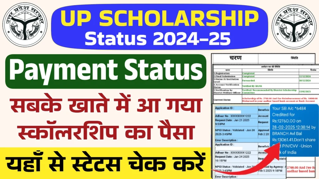 UP Scholarship Payment Status