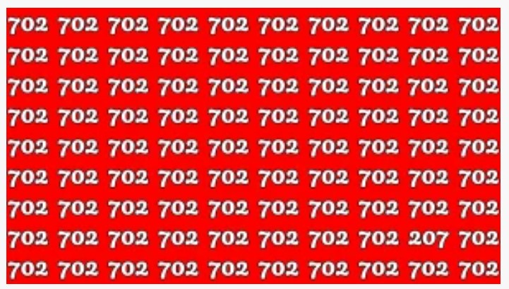 Optical Illusion: Within 7 Seconds Spot The Number 207 among 702 Free job Alert